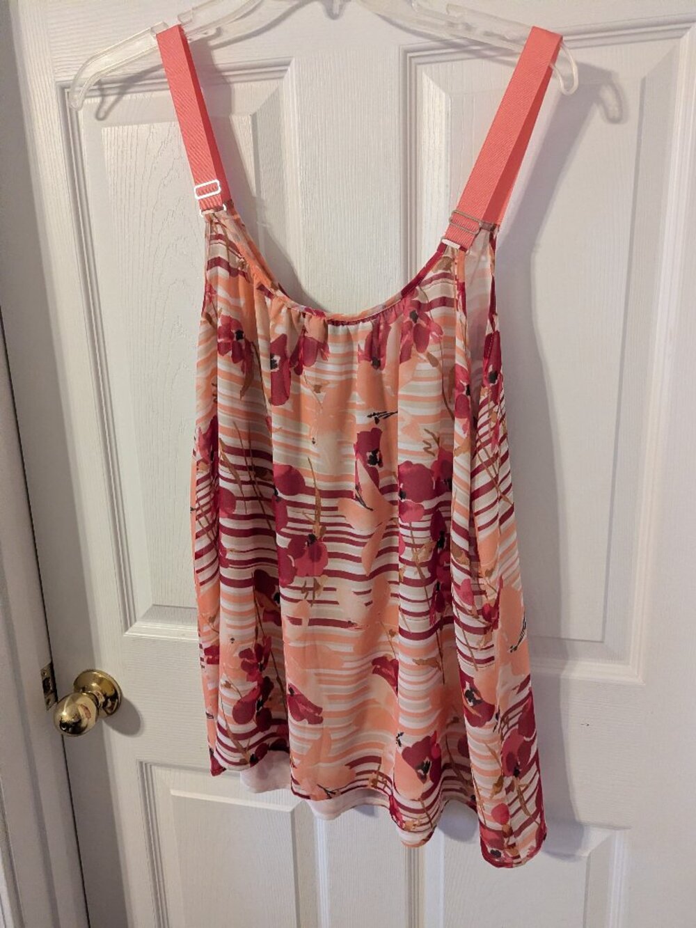 Women's top with straps, size 18, $9.